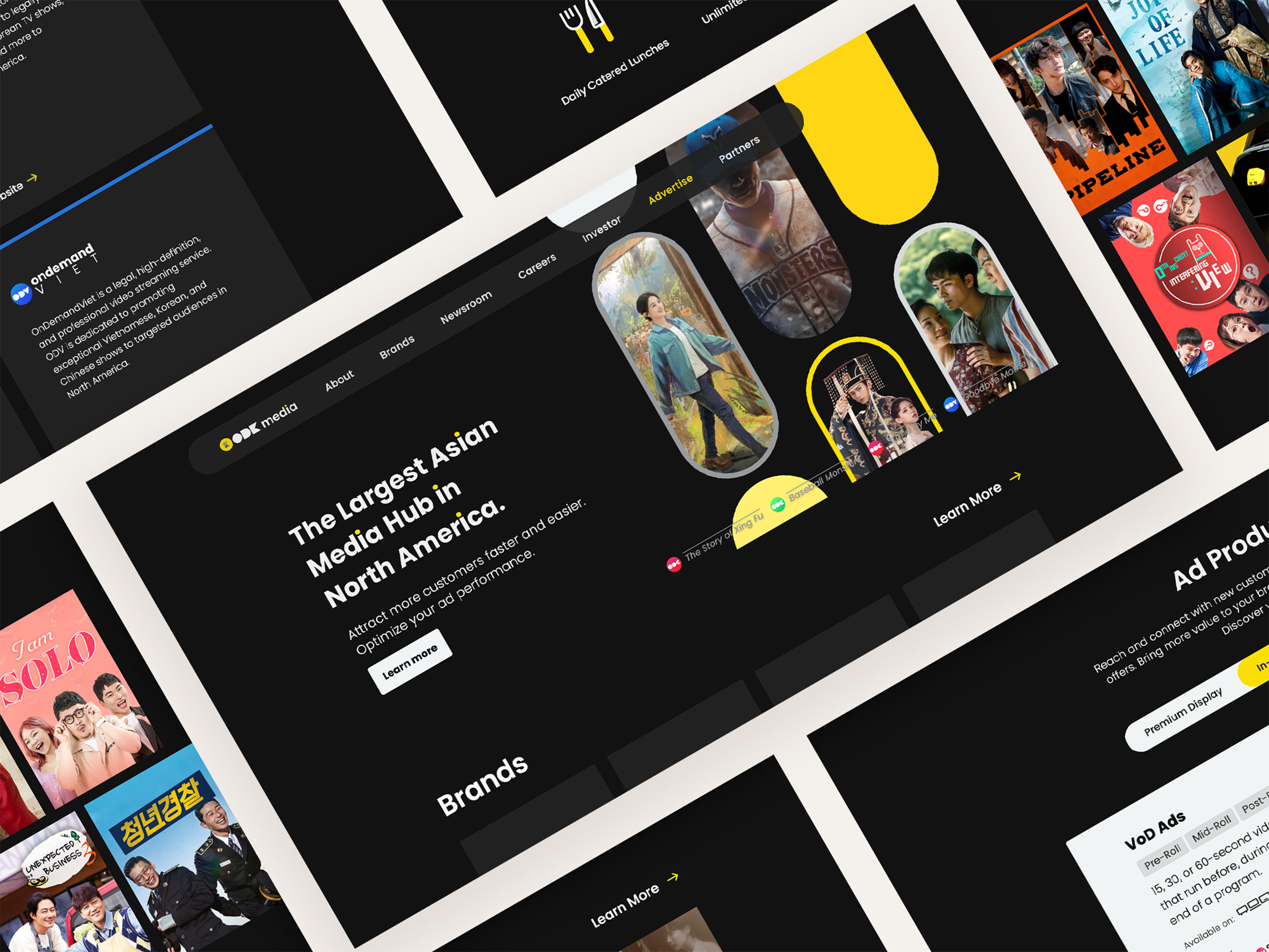 ODK Media website pages