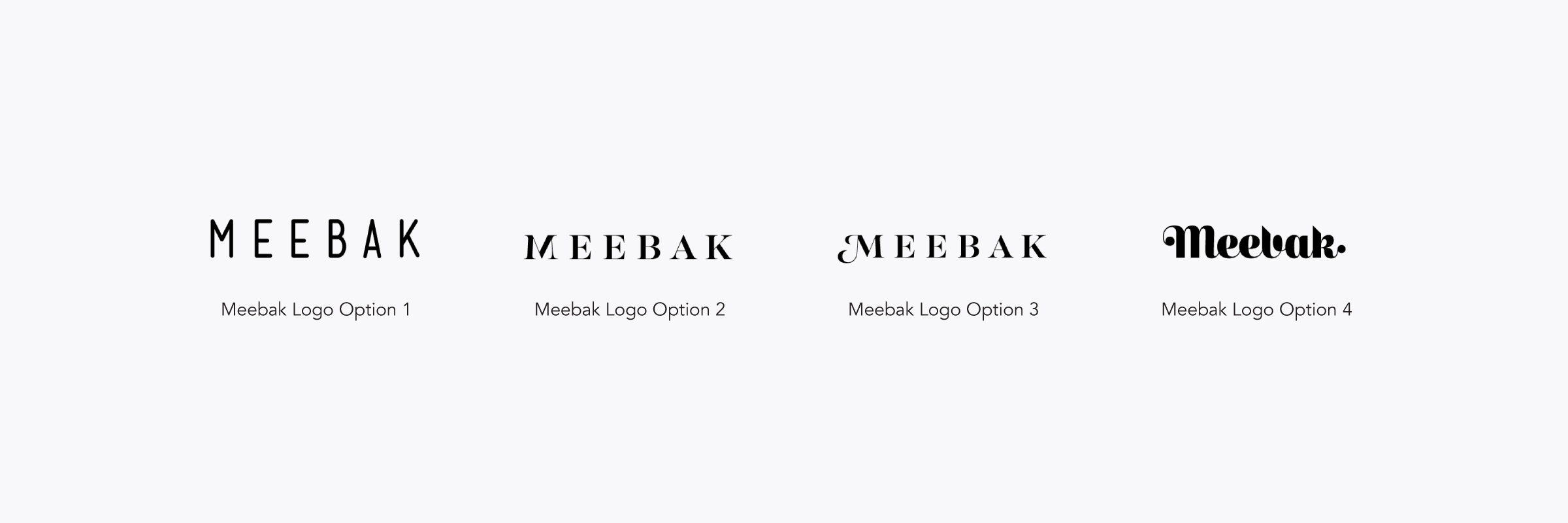 Meebak brand identity